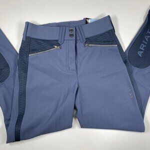 Ariat Women’s Tri Factor X Bellatrix Breeches Size 26L Blue Full Seat High rise